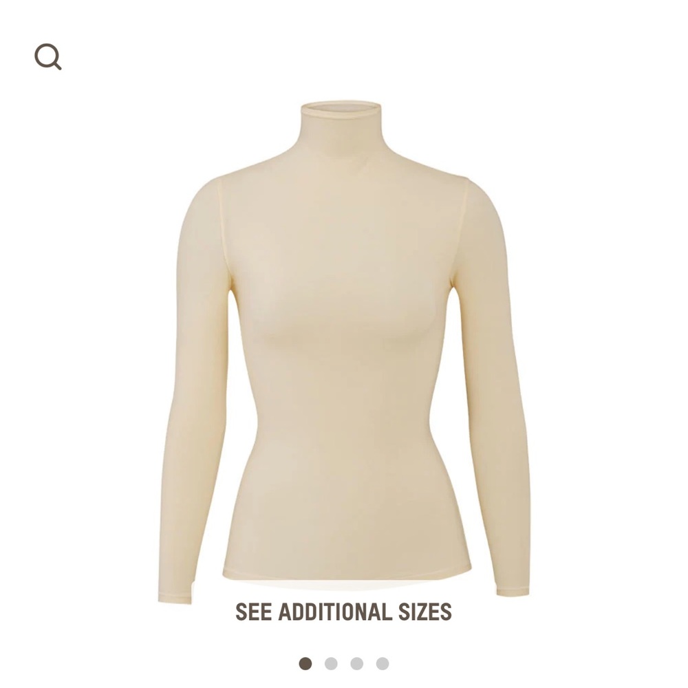 Skims Fits Everybody Turtleneck Sand